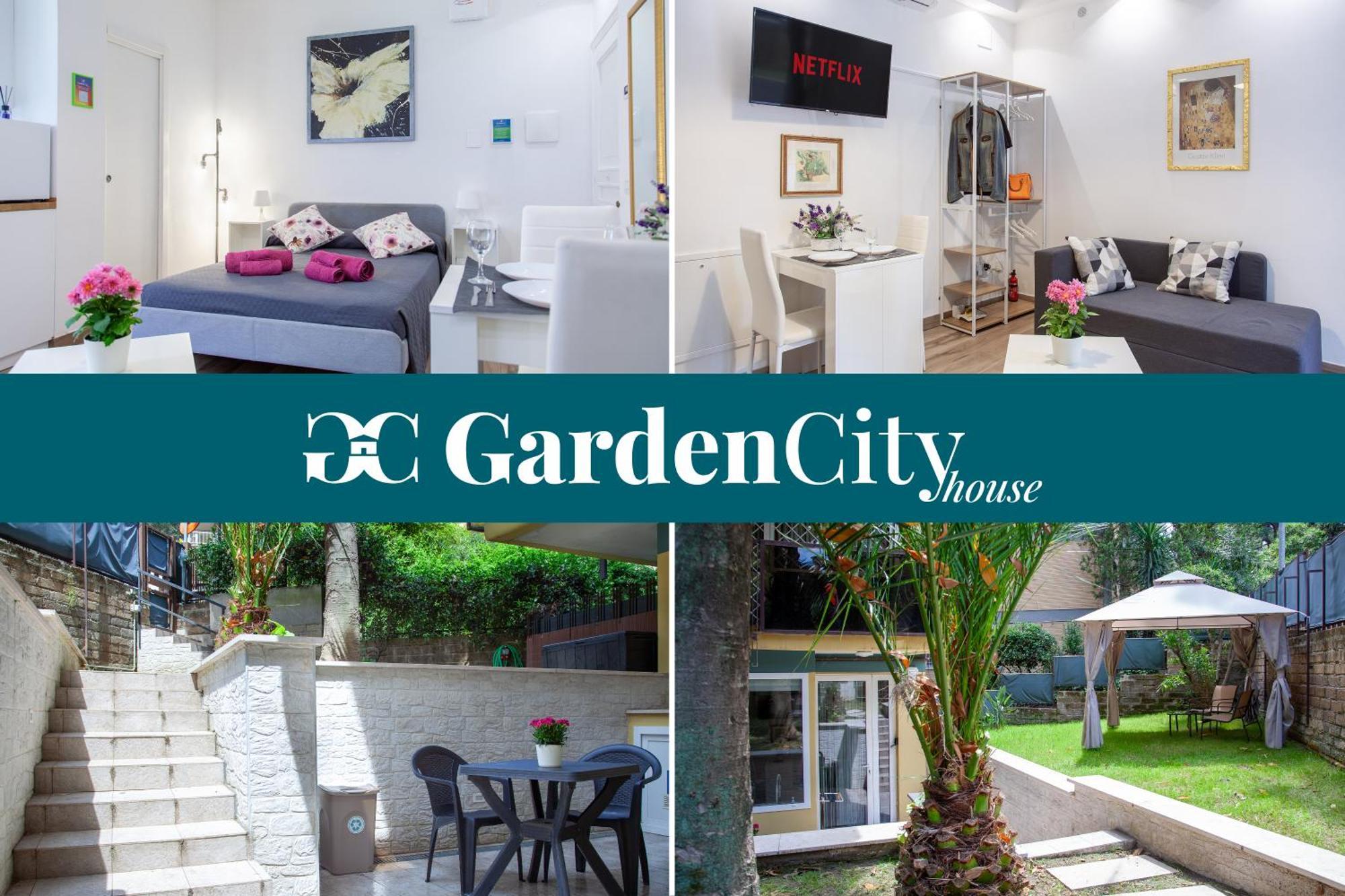 Garden City House Roma - Casa Con Giardino Privato Екстериор снимка